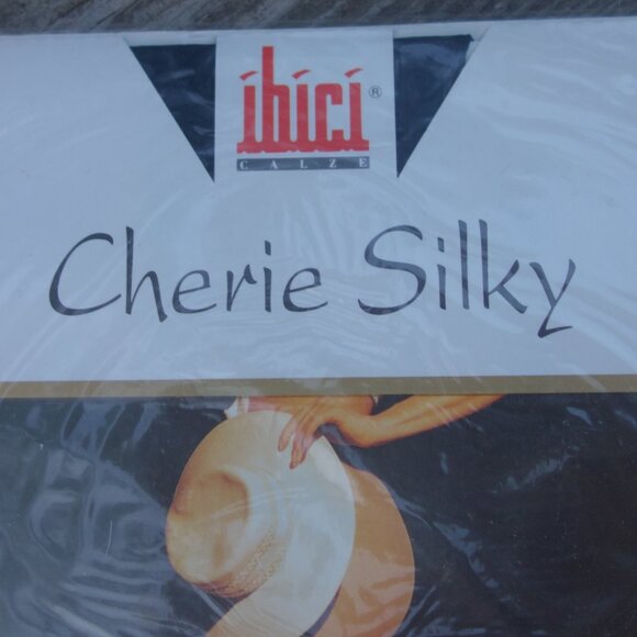 ibici calze Cherie Silky 20 den BLU Size 3 Made in Italy Panty Hose - Picture 2 of 13